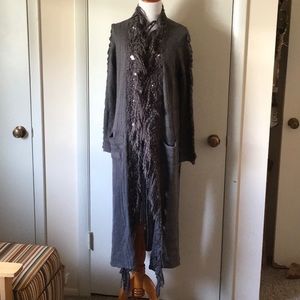 Free People floor length sweater